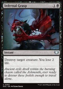 Infernal Grasp - Commander: Edge of Eternities (Uncommon) [EOC-84] - JotaCards - Tu Tienda de TCG