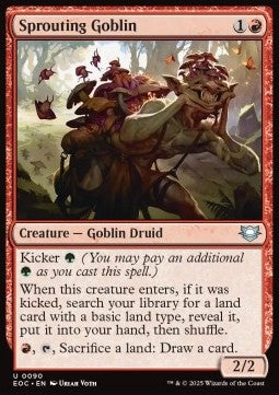 Sprouting Goblin - Commander: Edge of Eternities (Uncommon) [EOC-90] - JotaCards - Tu Tienda de TCG