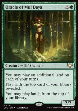 Oracle of Mul Daya - Commander: Edge of Eternities (Rare) [EOC-102] - JotaCards - Tu Tienda de TCG