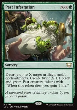 Pest Infestation - Commander: Edge of Eternities (Rare) [EOC-103] - JotaCards - Tu Tienda de TCG