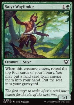 Satyr Wayfinder - Commander: Edge of Eternities (Common) [EOC-106] - JotaCards - Tu Tienda de TCG