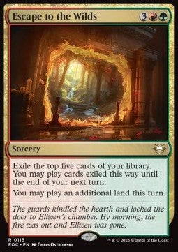 Escape to the Wilds - Commander: Edge of Eternities (Rare) [EOC-115] - JotaCards - Tu Tienda de TCG