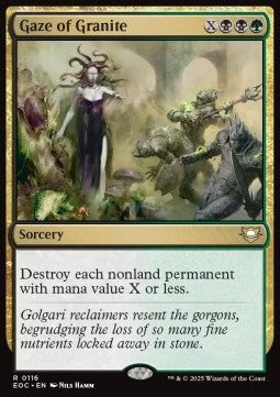 Gaze of Granite - Commander: Edge of Eternities (Rare) [EOC-116] - JotaCards - Tu Tienda de TCG
