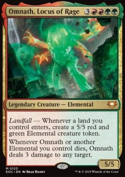 Omnath, Locus of Rage - Commander: Edge of Eternities (Mythic) [EOC-123] - JotaCards - Tu Tienda de TCG