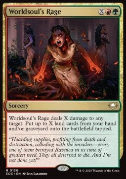 Worldsoul's Rage - Commander: Edge of Eternities (Rare) [EOC-130] - JotaCards - Tu Tienda de TCG