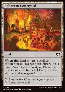 Cabaretti Courtyard - Commander: Edge of Eternities (Common) [EOC-151] - JotaCards - Tu Tienda de TCG