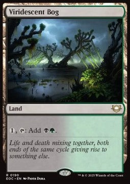 Viridescent Bog - Commander: Edge of Eternities (Rare) [EOC-190] - JotaCards - Tu Tienda de TCG