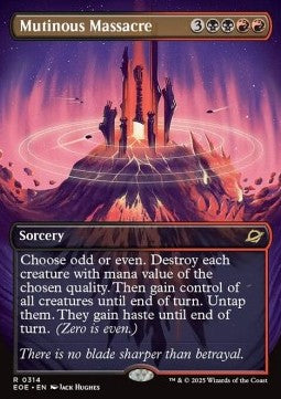 Mutinous Massacre (V.1) - Edge of Eternities: Extras (Rare) [XEOE-314] - JotaCards - Tu Tienda de TCG
