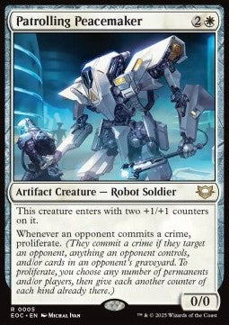 Patrolling Peacemaker - Commander: Edge of Eternities (Rare) [EOC-5] - JotaCards - Tu Tienda de TCG