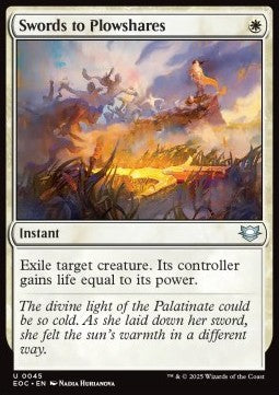 Swords to Plowshares - Commander: Edge of Eternities (Uncommon) [EOC-45] - JotaCards - Tu Tienda de TCG