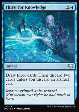 Thirst for Knowledge - Commander: Edge of Eternities (Uncommon) [EOC-48] - JotaCards - Tu Tienda de TCG