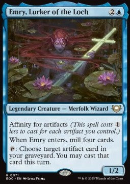 Emry, Lurker of the Loch - Commander: Edge of Eternities (Rare) [EOC-71] - JotaCards - Tu Tienda de TCG