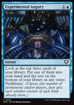 Experimental Augury - Commander: Edge of Eternities (Common) [EOC-73] - JotaCards - Tu Tienda de TCG