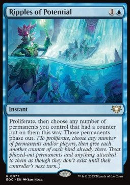Ripples of Potential - Commander: Edge of Eternities (Rare) [EOC-77] - JotaCards - Tu Tienda de TCG