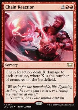 Chain Reaction - Commander: Edge of Eternities (Rare) [EOC-87] - JotaCards - Tu Tienda de TCG