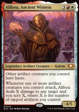 Alibou, Ancient Witness - Commander: Edge of Eternities (Mythic) [EOC-113] - JotaCards - Tu Tienda de TCG