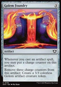 Golem Foundry - Commander: Edge of Eternities (Common) [EOC-138] - JotaCards - Tu Tienda de TCG