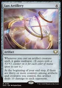 Lux Artillery - Commander: Edge of Eternities (Rare) [EOC-140] - JotaCards - Tu Tienda de TCG