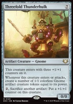 Threefold Thunderhulk - Commander: Edge of Eternities (Rare) [EOC-145] - JotaCards - Tu Tienda de TCG
