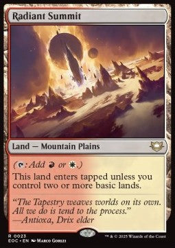 Radiant Summit - Commander: Edge of Eternities (Rare) [EOC-23] - JotaCards - Tu Tienda de TCG