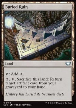 Buried Ruin - Commander: Edge of Eternities (Uncommon) [EOC-150] - JotaCards - Tu Tienda de TCG