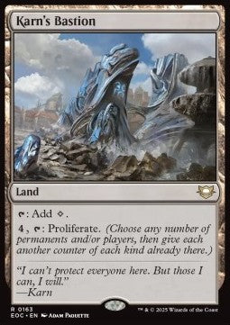 Karn's Bastion - Commander: Edge of Eternities (Rare) [EOC-163] - JotaCards - Tu Tienda de TCG