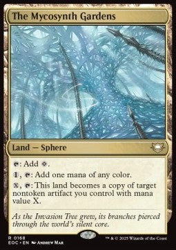 The Mycosynth Gardens - Commander: Edge of Eternities (Rare) [EOC-168] - JotaCards - Tu Tienda de TCG
