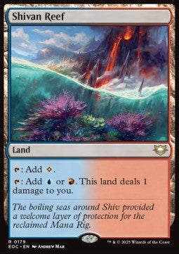 Shivan Reef - Commander: Edge of Eternities (Rare) [EOC-179] - JotaCards - Tu Tienda de TCG