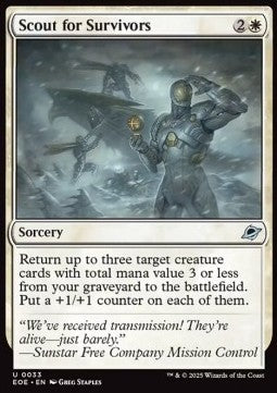 Scout for Survivors - Edge of Eternities (Uncommon) [EOE-33] - JotaCards - Tu Tienda de TCG