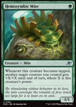 Hemosymbic Mite - Edge of Eternities (Uncommon) [EOE-190] - JotaCards - Tu Tienda de TCG