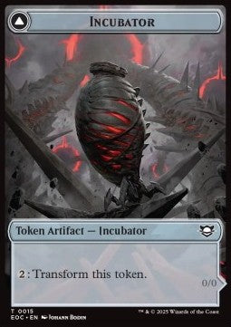 Incubator Token // Phyrexian Token (A 0/0) - Edge of Eternities: Tokens (Token) [TEOE-CT 15] - JotaCards - Tu Tienda de TCG