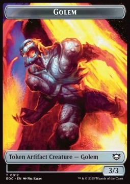 Golem Token (A 3/3) // Golem Token (A 9/9) - Edge of Eternities: Tokens (Token) [TEOE-CT 12/14] - JotaCards - Tu Tienda de TCG