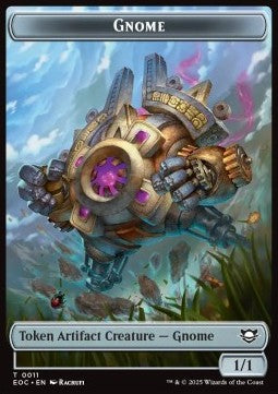 Gnome Token (A 1/1) // Golem Token (A 9/9) - Edge of Eternities: Tokens (Token) [TEOE-CT 11/14] - JotaCards - Tu Tienda de TCG