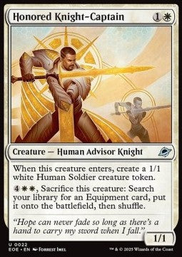 Honored Knight-Captain - Edge of Eternities (Uncommon) [EOE-22] - JotaCards - Tu Tienda de TCG