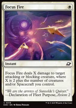 Focus Fire - Edge of Eternities (Common) [EOE-18] - JotaCards - Tu Tienda de TCG