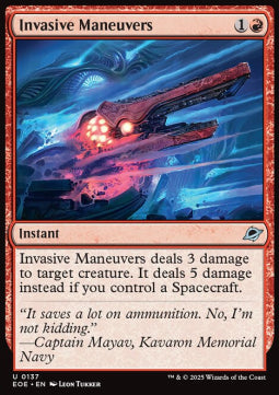 Invasive Maneuvers - Edge of Eternities (Uncommon) [EOE-137] - JotaCards - Tu Tienda de TCG