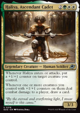 Haliya, Ascendant Cadet - Edge of Eternities (Uncommon) [EOE-218] - JotaCards - Tu Tienda de TCG