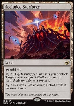 Secluded Starforge - Edge of Eternities (Rare) [EOE-257] - JotaCards - Tu Tienda de TCG