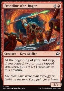 Frontline War-Rager - Edge of Eternities (Common) [EOE-134] - JotaCards - Tu Tienda de TCG