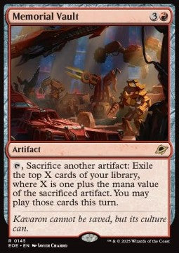 Memorial Vault - Edge of Eternities (Rare) [EOE-145] - JotaCards - Tu Tienda de TCG
