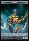 Robot Token (A 2/2) // Tezzeret, Cruel Captain Emblem - Edge of Eternities: Tokens (Token) [TEOE-T 10/11] - JotaCards - Tu Tienda de TCG