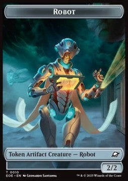 Robot Token (A 2/2) // Tezzeret, Cruel Captain Emblem - Edge of Eternities: Tokens (Token) [TEOE-T 10/11] - JotaCards - Tu Tienda de TCG