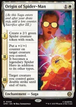 Origin of Spider-Man - Magic: The Gathering | Marvel's Spider-Man (Rare) [SPM-9] - JotaCards - Tu Tienda de TCG