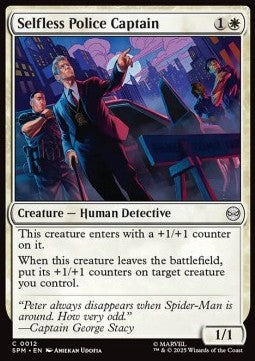 Selfless Police Captain - Magic: The Gathering | Marvel's Spider-Man (Common) [SPM-12] - JotaCards - Tu Tienda de TCG