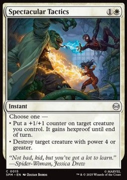 Spectacular Tactics - Magic: The Gathering | Marvel's Spider-Man (Common) [SPM-15] - JotaCards - Tu Tienda de TCG