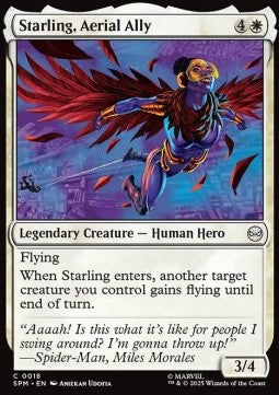 Starling, Aerial Ally - Magic: The Gathering | Marvel's Spider-Man (Common) [SPM-18] - JotaCards - Tu Tienda de TCG