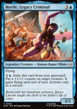 Beetle, Legacy Criminal - Magic: The Gathering | Marvel's Spider-Man (Common) [SPM-26] - JotaCards - Tu Tienda de TCG