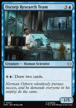 Oscorp Research Team - Magic: The Gathering | Marvel's Spider-Man (Common) [SPM-40] - JotaCards - Tu Tienda de TCG