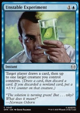 Unstable Experiment - Magic: The Gathering | Marvel's Spider-Man (Common) [SPM-47] - JotaCards - Tu Tienda de TCG