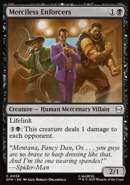 Merciless Enforcers - Magic: The Gathering | Marvel's Spider-Man (Common) [SPM-58] - JotaCards - Tu Tienda de TCG